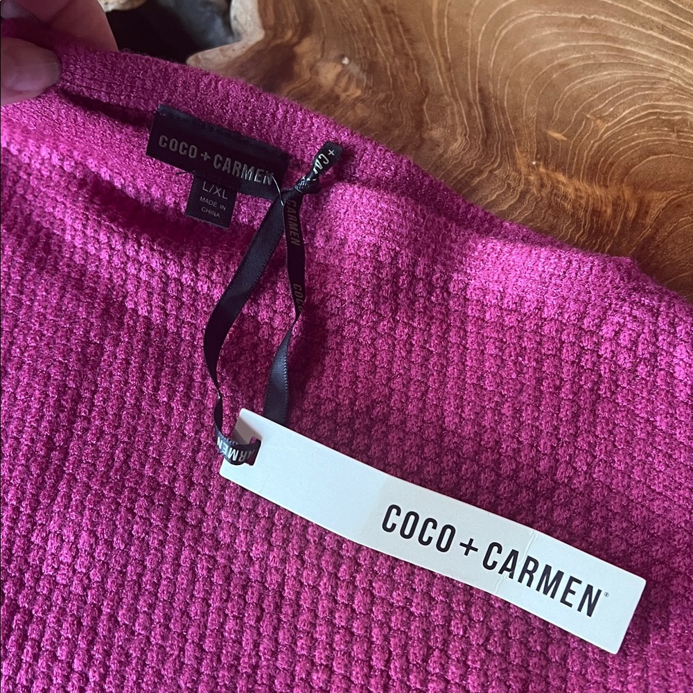 Coco + Carmen Relaxed Ciana pullover Sweater NWT - Picture 7 of 8
